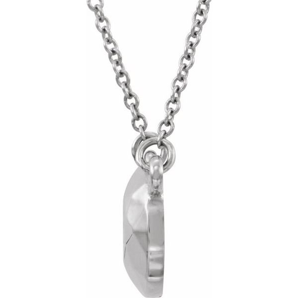 Faceted Circle Necklace - Image 2