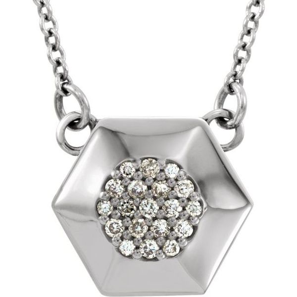 Geometric Cluster Necklace