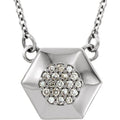 Geometric Cluster Necklace