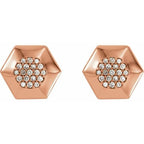 Geometric Cluster Earrings - Image 2