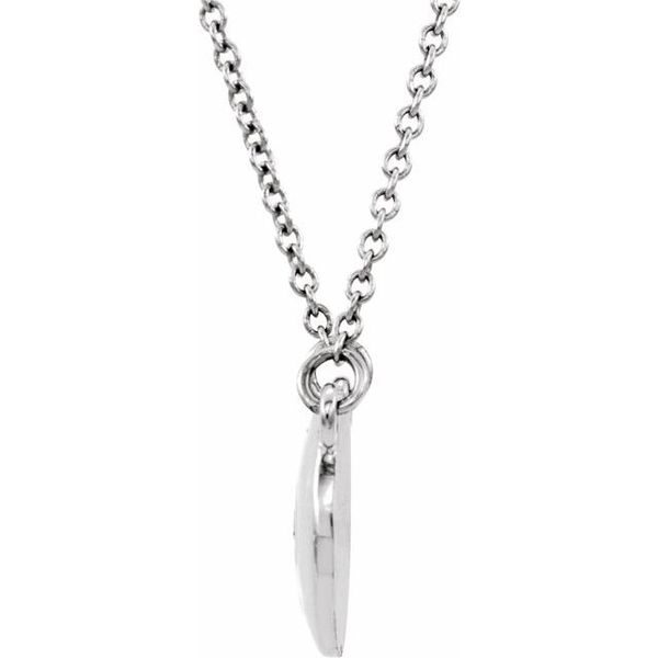 Domed Circle Necklace - Image 2