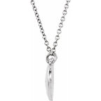 Domed Circle Necklace - Image 2