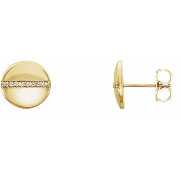 Accented Circle Earrings