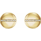 Accented Circle Earrings - Image 2