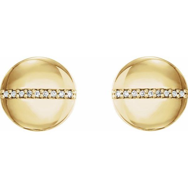 Accented Circle Earrings - Image 2