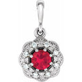 Halo-Style Pendant