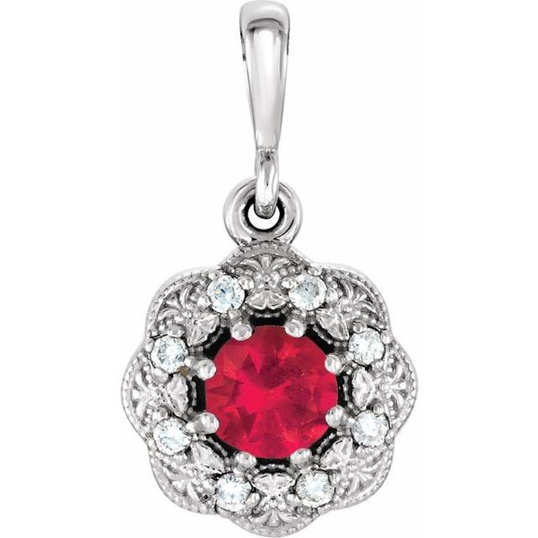 Halo-Style Pendant