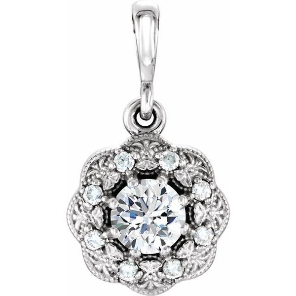 Halo-Style Pendant