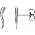 Italian Horn Earrings