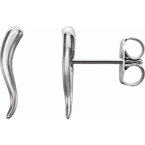 Italian Horn Earrings