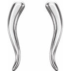 Italian Horn Earrings - Image 2