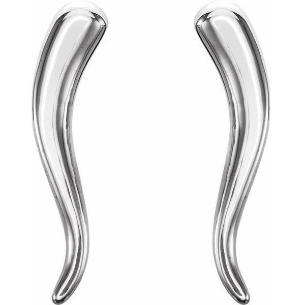 Italian Horn Earrings - Image 2