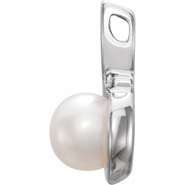 Accented Pearl Pendant - Image 2