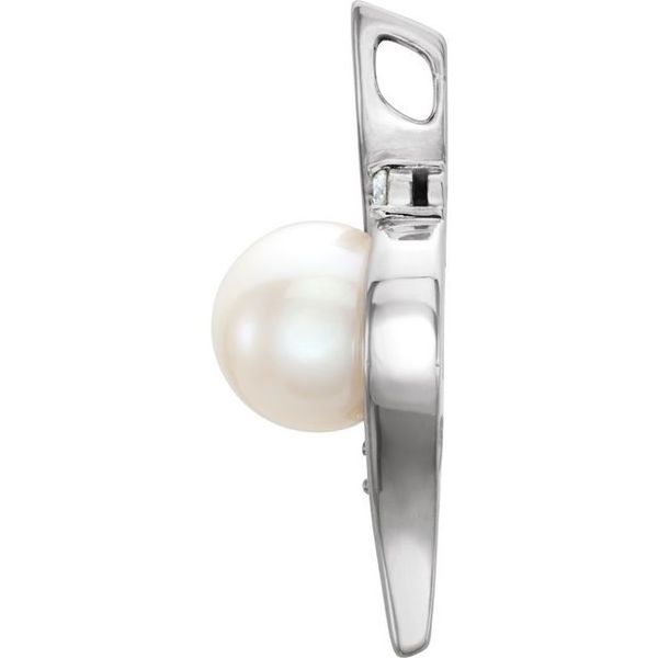 Accented Pearl Pendant - Image 2