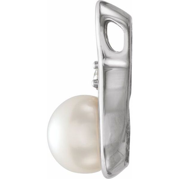 Accented Pearl Pendant - Image 2