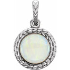 Leaf Cabochon Pendant