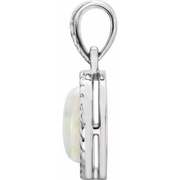 Leaf Cabochon Pendant - Image 2