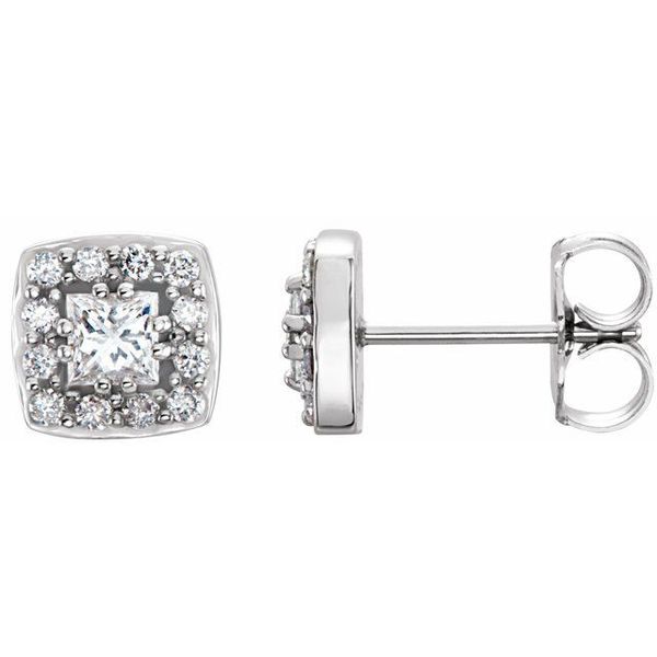 Halo-Style Earrings