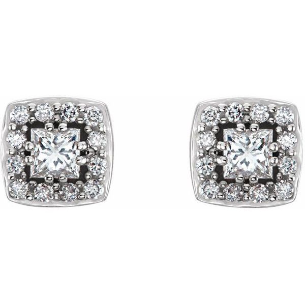 Halo-Style Earrings - Image 2