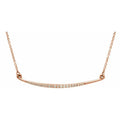 Curved Bar Necklace