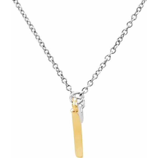 Freeform Bar Necklace - Image 2