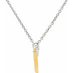 Freeform Bar Necklace - Image 2