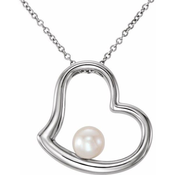 Pearl Heart Necklace
