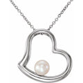 Pearl Heart Necklace