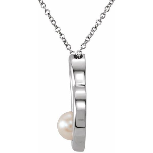 Pearl Heart Necklace - Image 2