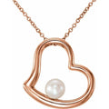 Pearl Heart Necklace