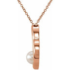 Pearl Heart Necklace - Image 2