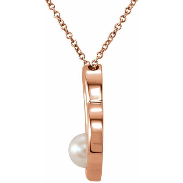 Pearl Heart Necklace - Image 2