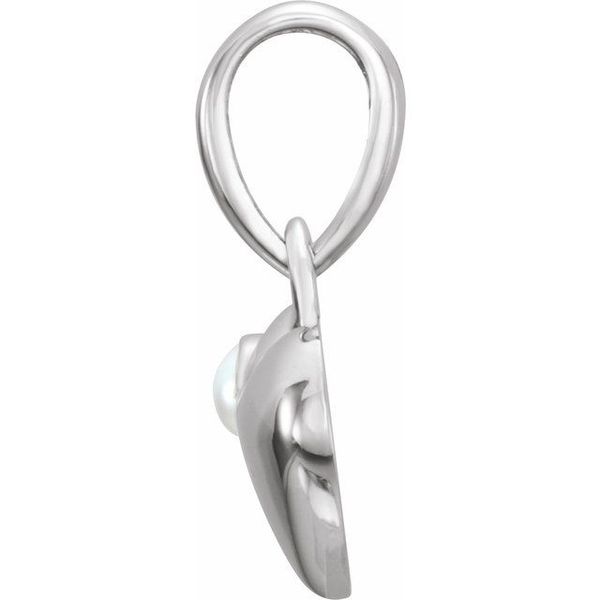 Pearl Heart Pendant - Image 2