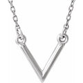 Geometric V Necklace