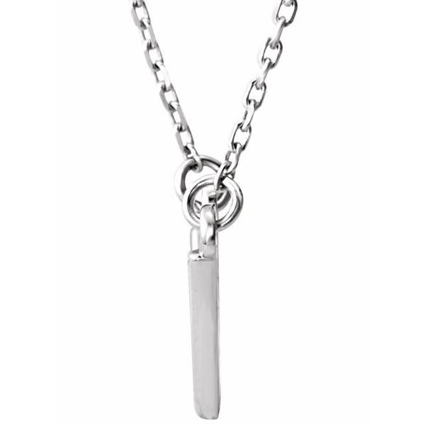 Geometric V Necklace - Image 2