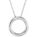 Circle Necklace or Slide Pendant