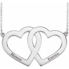 Family Engravable Heart Necklace - Image 3