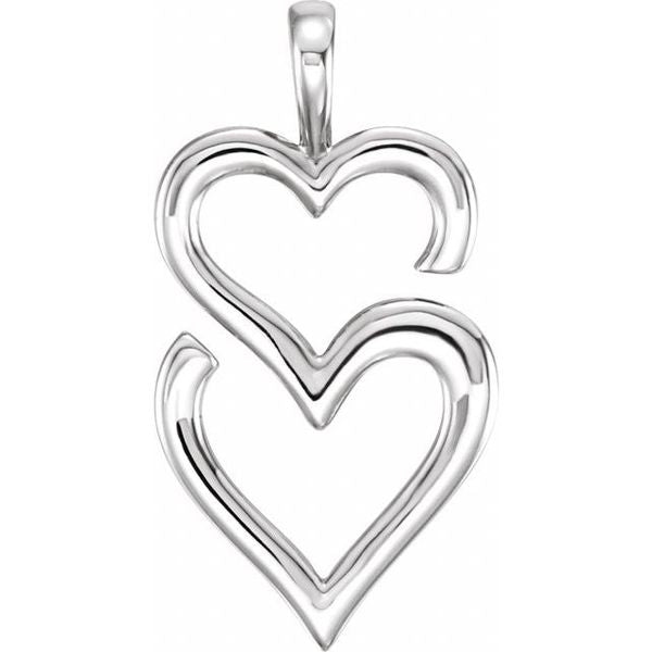 Double Heart Pendant