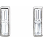 Baguette Bar Earrings - Image 2