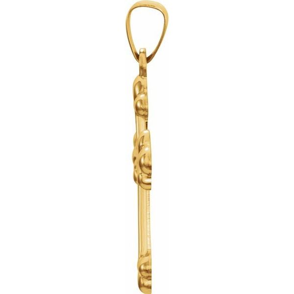 Hollow Cross Pendant - Image 2