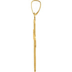 Milgrain Cross Pendant - Image 2
