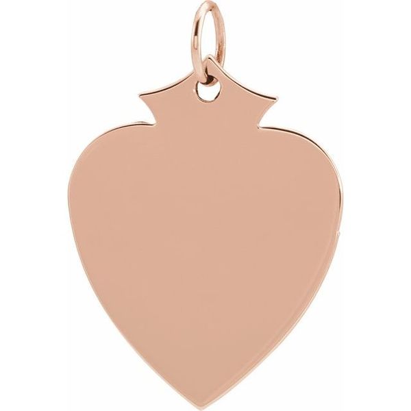 Engravable Shield Pendant