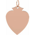 Engravable Shield Pendant