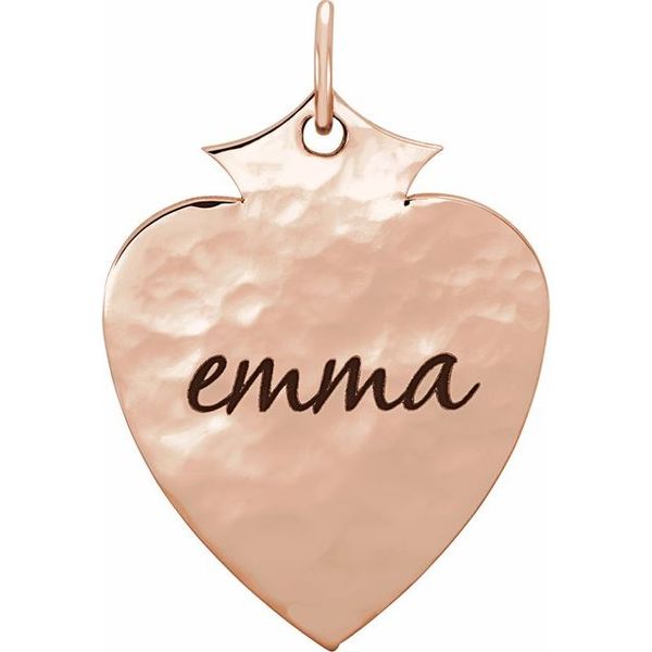 Engravable Shield Pendant - Image 3