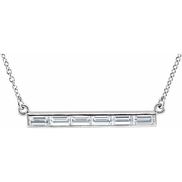 Baguette Bar Necklace