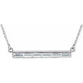 Baguette Bar Necklace