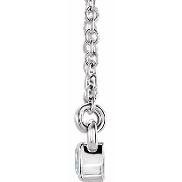 Baguette Bar Necklace - Image 2