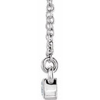Baguette Bar Necklace - Image 2