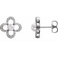 Pearl Clover Earrings