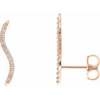Accented Ear Climbers